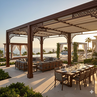 Pergolas installation